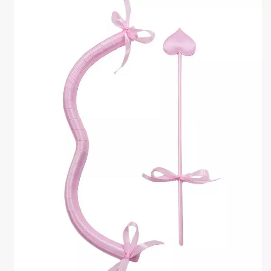 Cupid Bow & Arrow and Wings Cosplay Set Pink / One Size Apparel Accessories