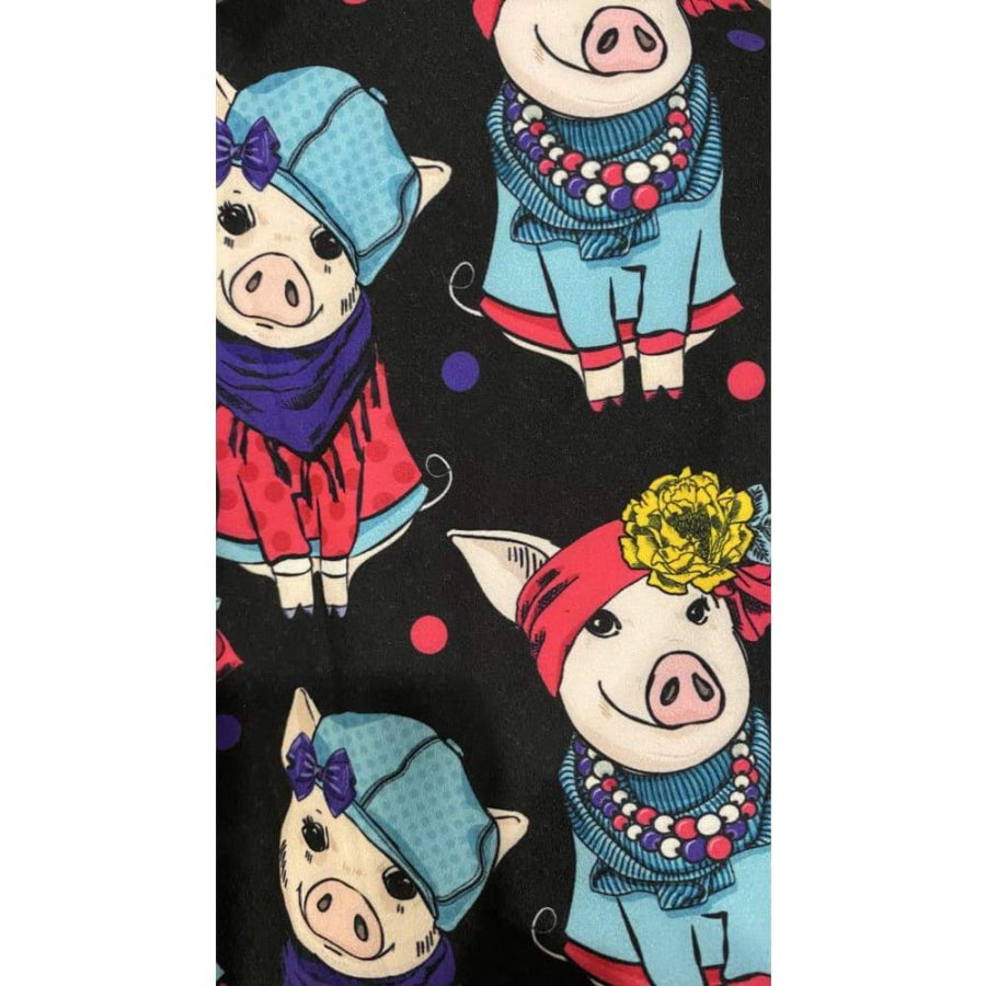 EXTRAS CUSTOM DESIGN KIDS LEGGINGS/JOGGERS/HOODIES Posh Pigs / Kids L/XL Leggings