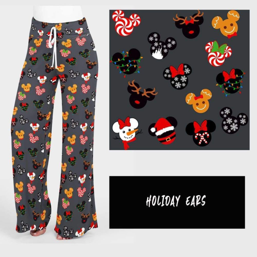 1 Custom Lounge Pants Holiday Ears / S/M Leggings