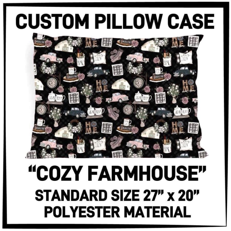 PREORDER Custom Design Pillowcases Closes 27 MAY ETA early August Pillowcase