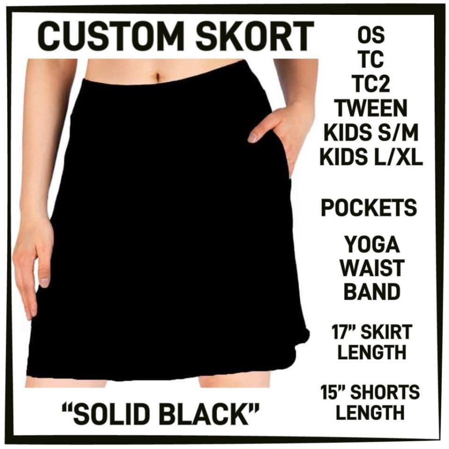 PREORDER Custom Design Yoga Waist Skort Closes 2 Aug ETA mid October Skort