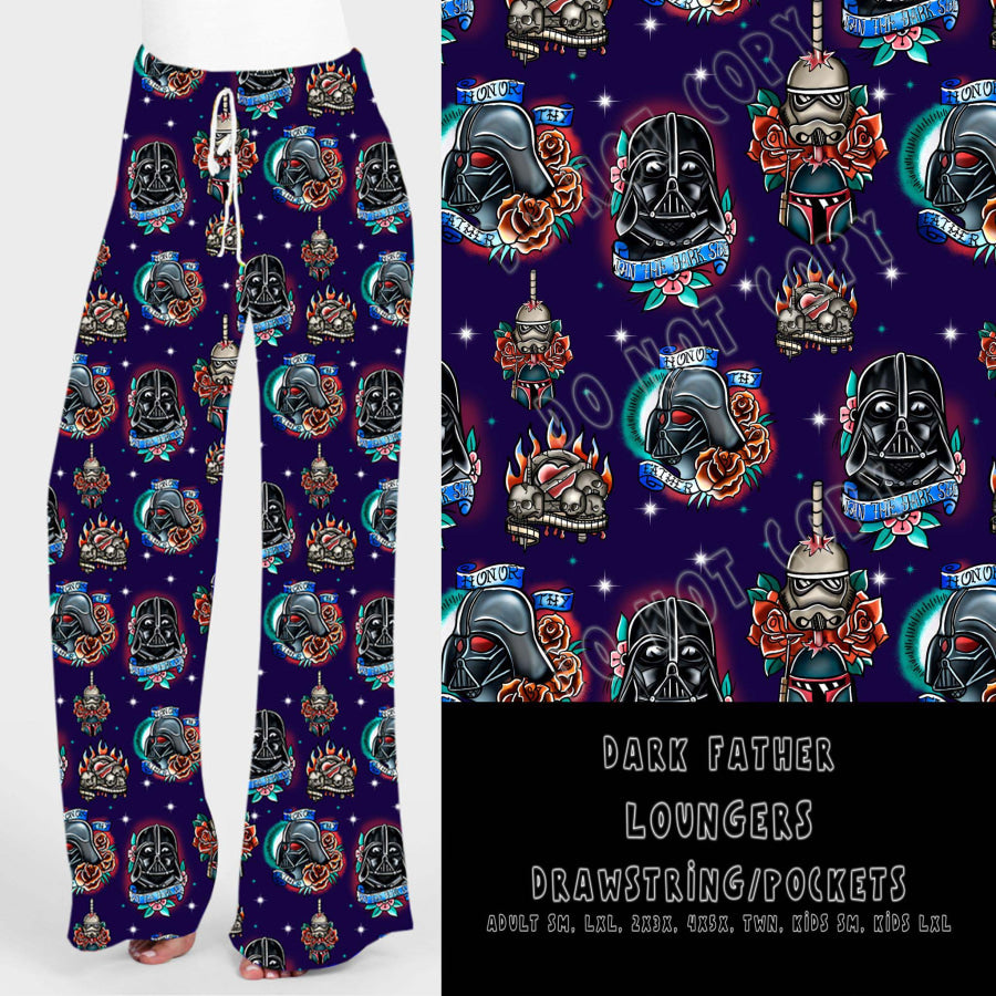 PREORDER Custom Leggings / Joggers / Lounge Pants - Dark Father - Closes 4 March - ETA late May 2022 Lounge Pants / Tween Leggings