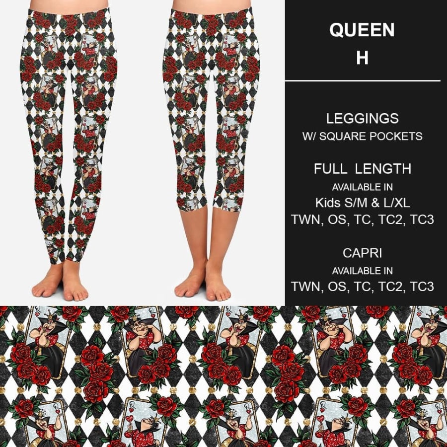 PREORDER Custom Leggings / Loungers / Joggers and Jogger / Bike Shorts with Pockets - Queen H - Closes 28 Mar - ETA early Jul 2023