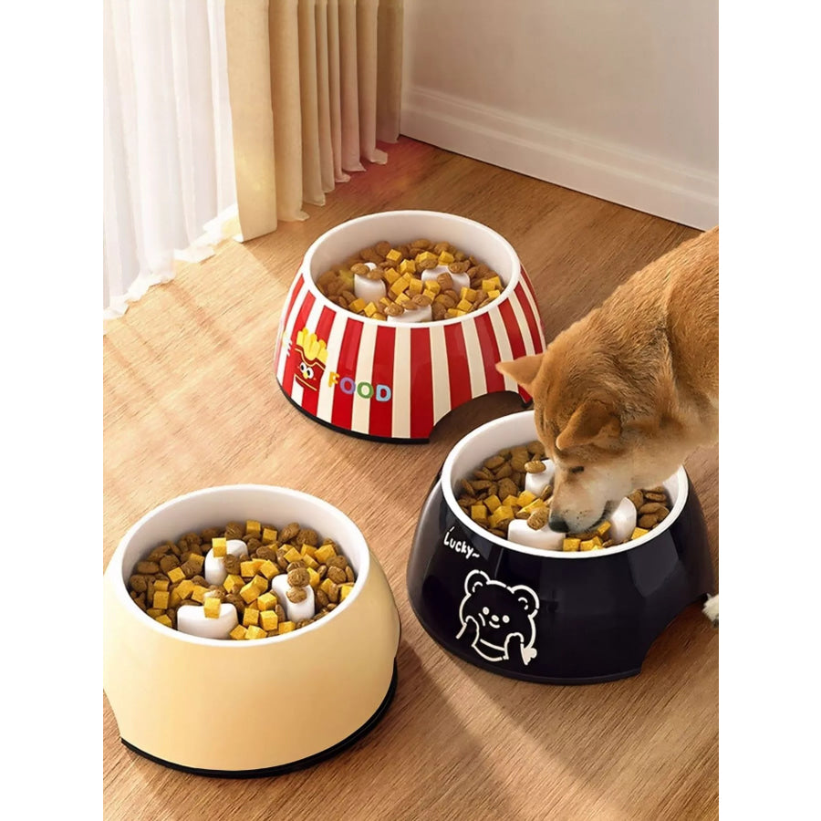 Cute Cartoon Pattern Pet Bowl Apparel and Accessories