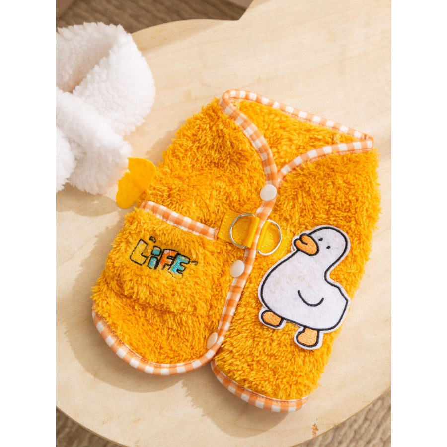 Cute Cartoon Pet Top Gold / XS Apparel and Accessories