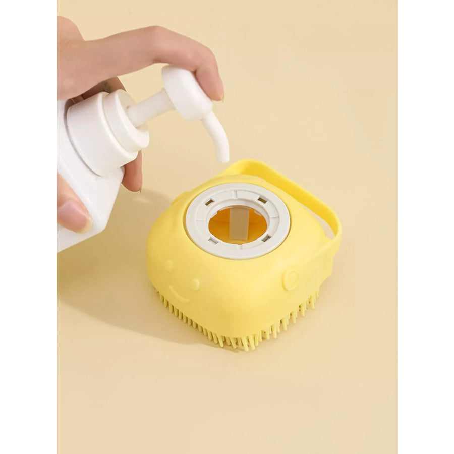 Cute Cartoon Silicone Pet Bath Brush Apparel and Accessories
