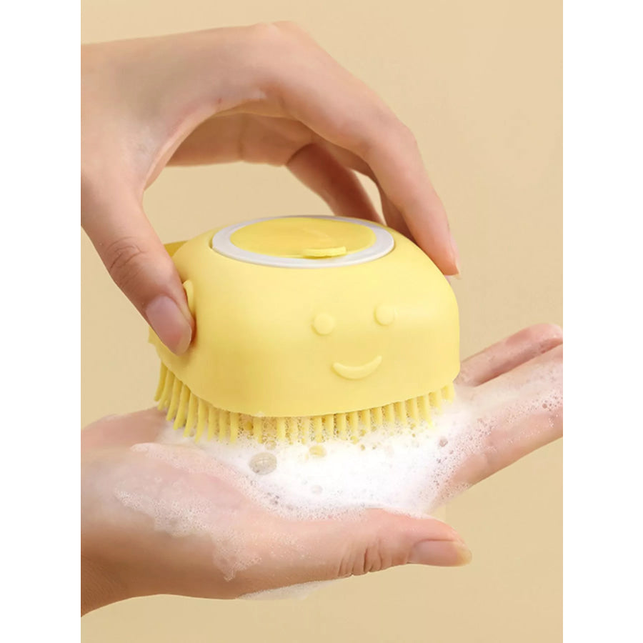 Cute Cartoon Silicone Pet Bath Brush Apparel and Accessories