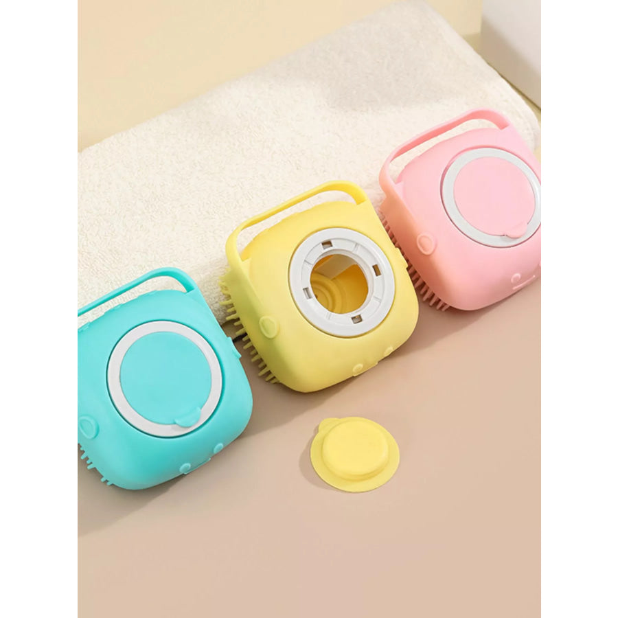 Cute Cartoon Silicone Pet Bath Brush Apparel and Accessories