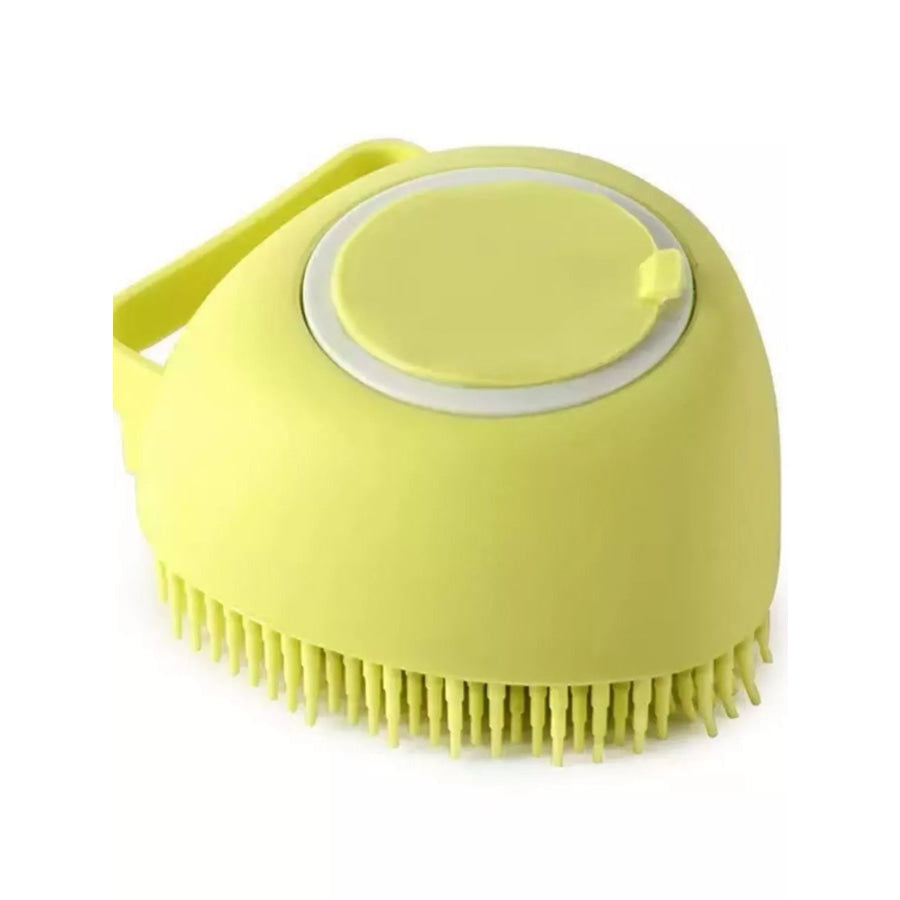 Cute Cartoon Silicone Pet Bath Brush H-Lime / One Size Apparel and Accessories