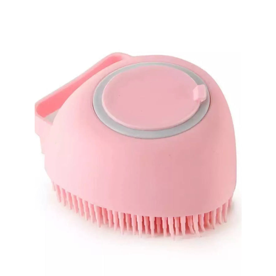 Cute Cartoon Silicone Pet Bath Brush H-Pink / One Size Apparel and Accessories