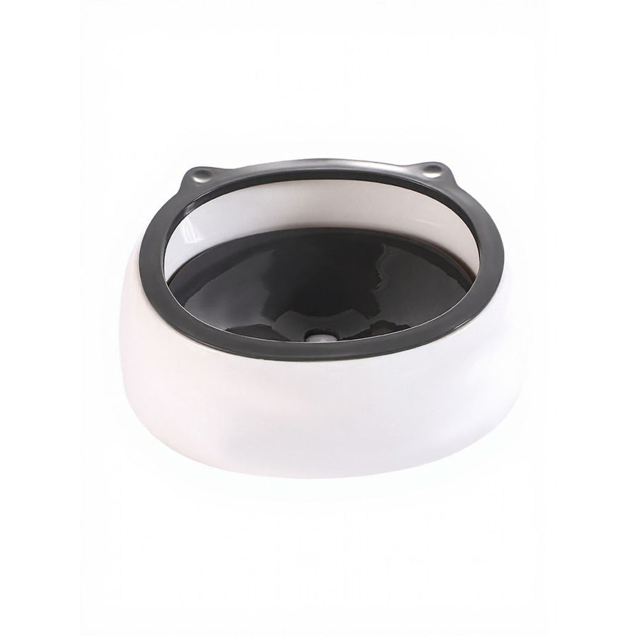 Cute Cat Ear Pet Bowls Apparel and Accessories