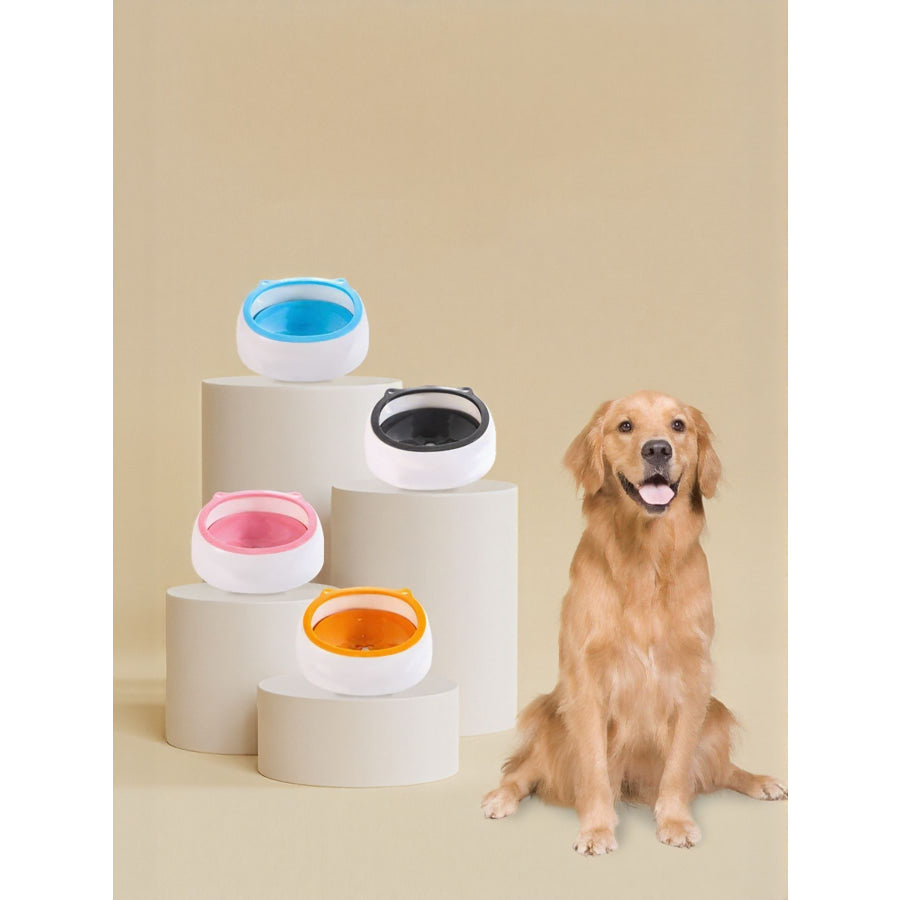 Cute Cat Ear Pet Bowls Black / ONESIZE Apparel and Accessories