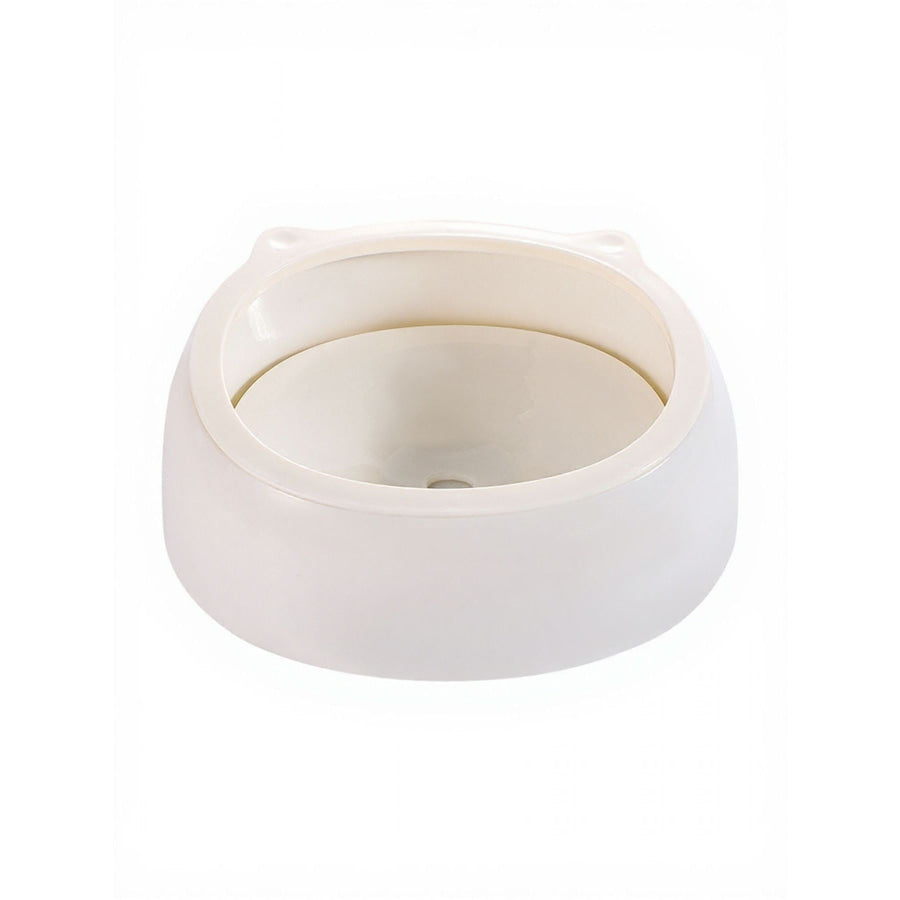 Cute Cat Ear Pet Bowls White / ONESIZE Apparel and Accessories
