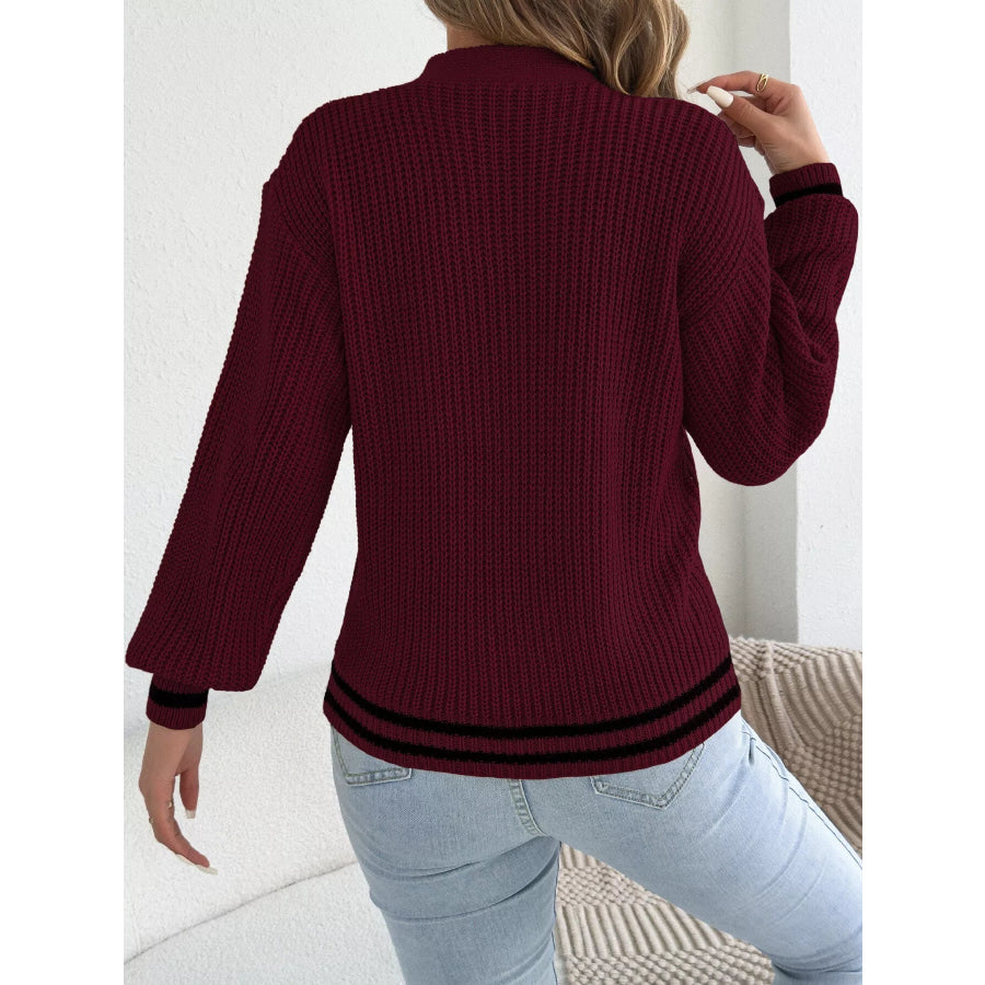 Cutout Cable Knit Sweater Apparel and Accessories