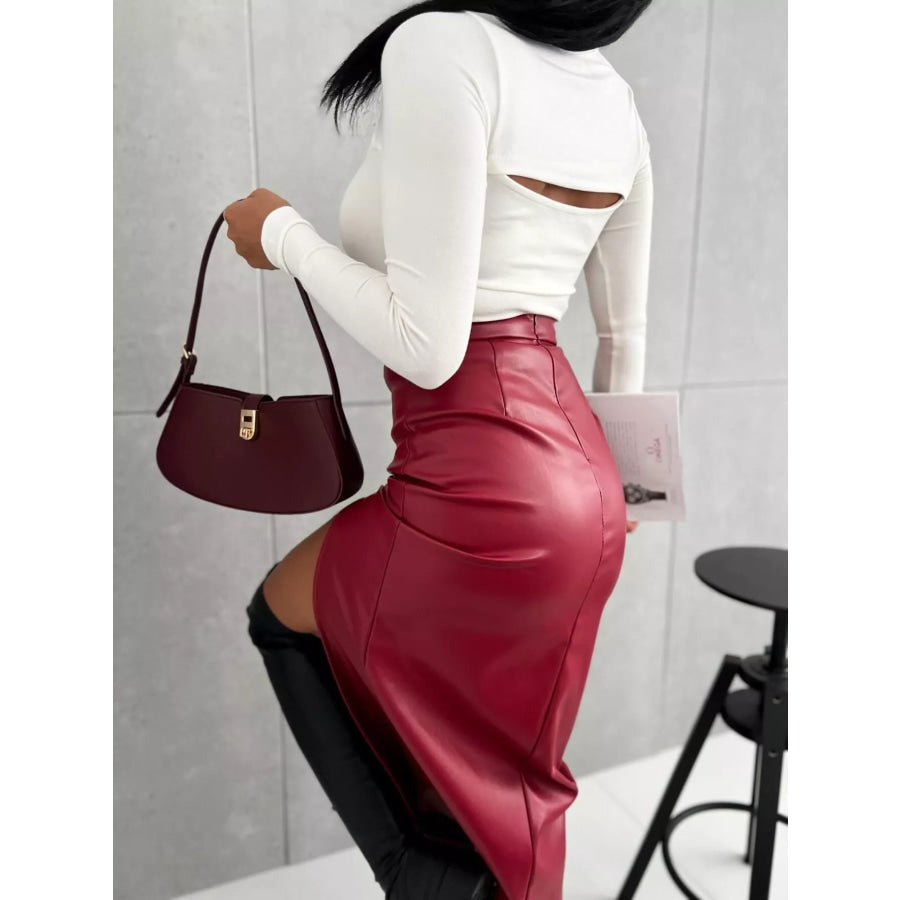 Cutout Detail Long-Sleeve T-Shirt Apparel and Accessories