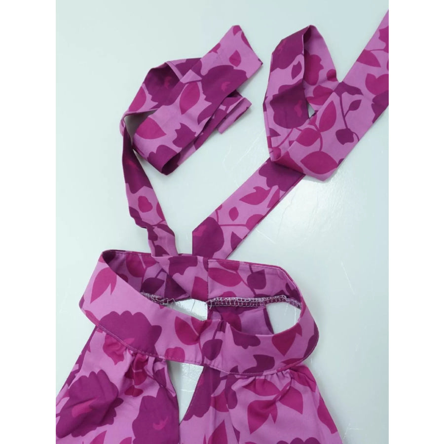 Cutout Detail Sleeveless Maxi Dress Apparel and Accessories