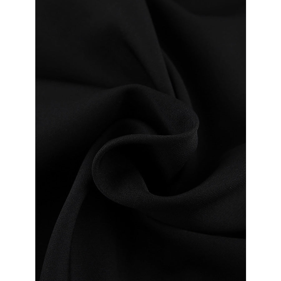 Cutout Front Puff Sleeve Dress Apparel and Accessories
