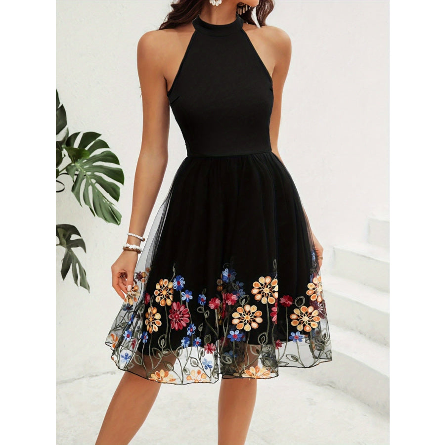 Cutout Grecian Neck Mini Dress Apparel and Accessories