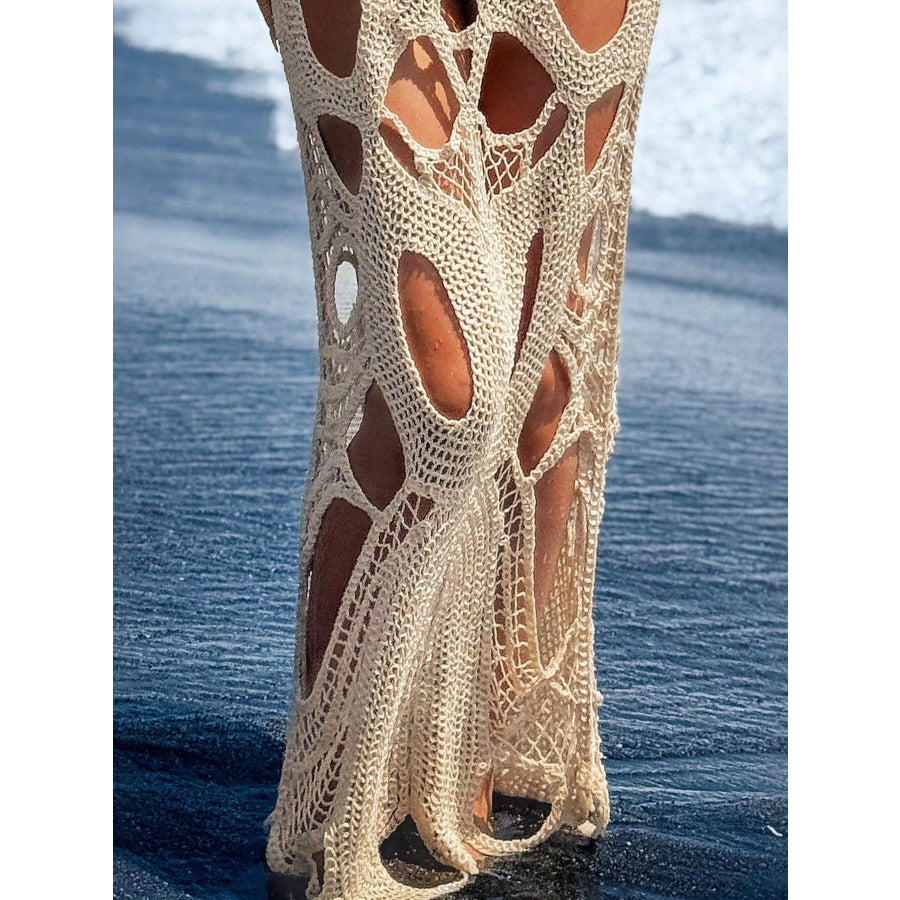 Cutout Halter Neck Cover-Up Dress Apparel and Accessories