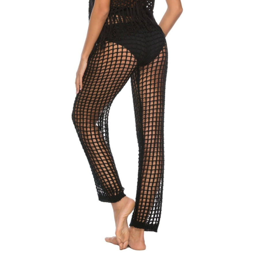 Cutout High Waist Swim Pants Apparel and Accessories