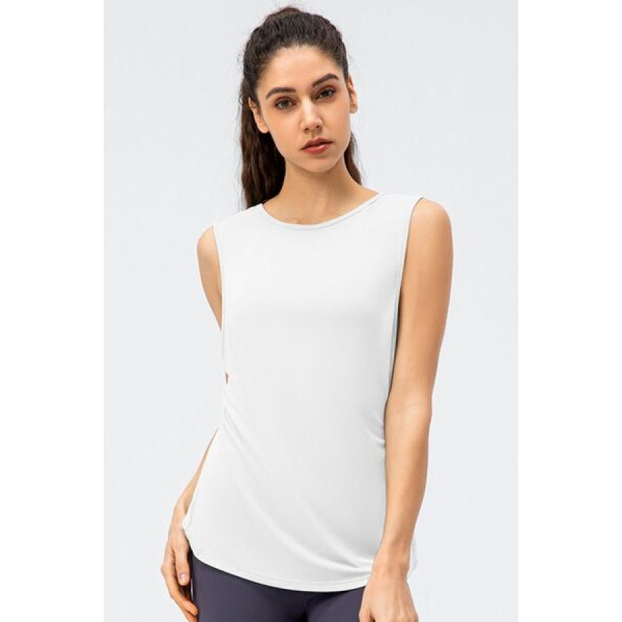 Cutout Reversible Active Tank Clothing