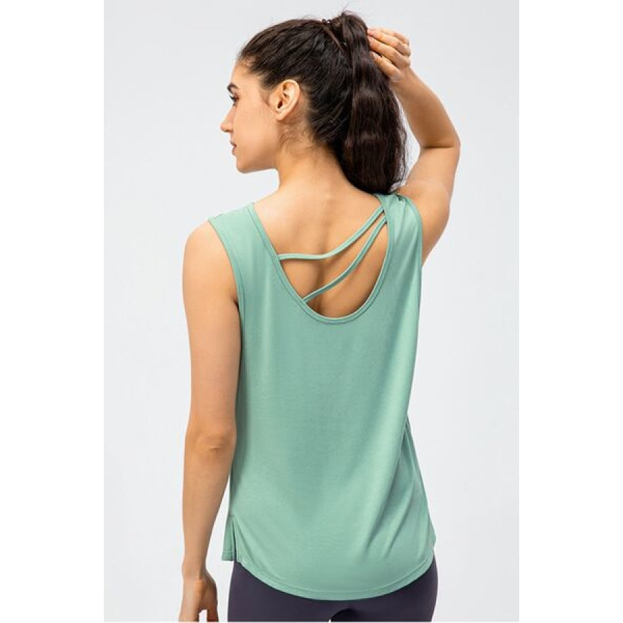 Cutout Reversible Active Tank Clothing