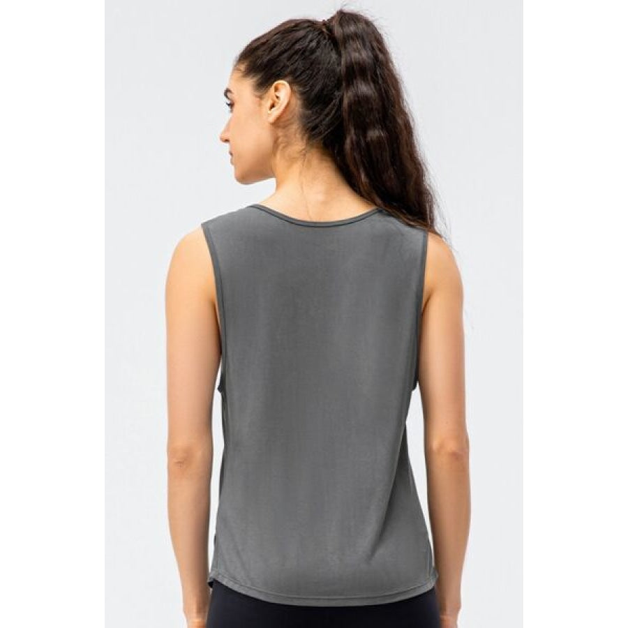 Cutout Reversible Active Tank Clothing