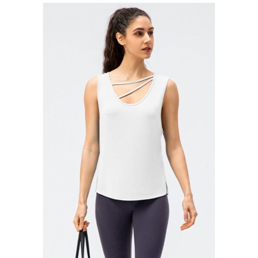 Cutout Reversible Active Tank Clothing