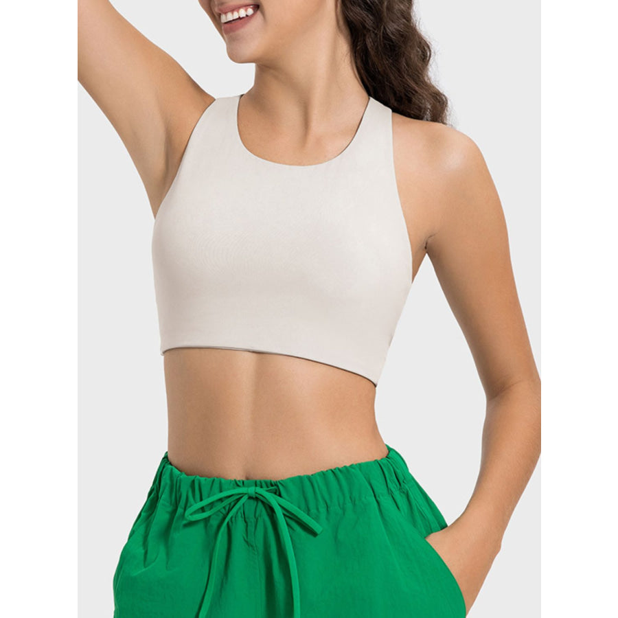 Cutout Round Neck Active Tank Apparel and Accessories