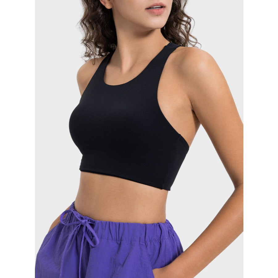 Cutout Round Neck Active Tank Apparel and Accessories