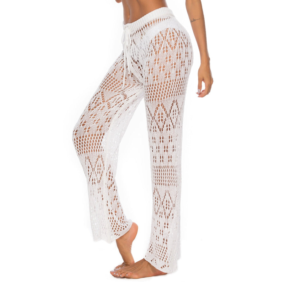 Cutout Straight Swim Pants Apparel and Accessories