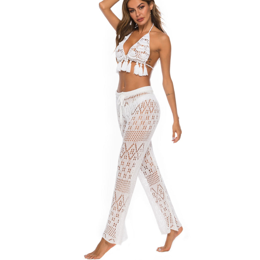 Cutout Straight Swim Pants Apparel and Accessories