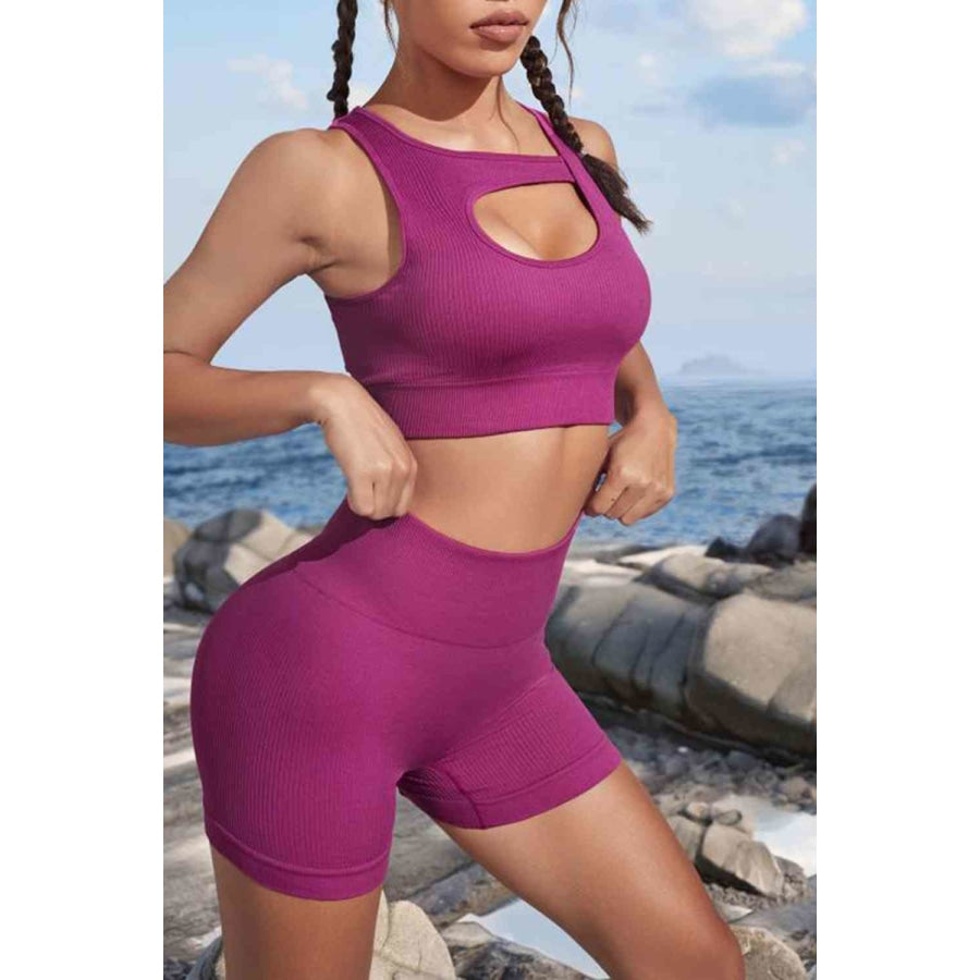 Cutout Two-Piece Sports Set