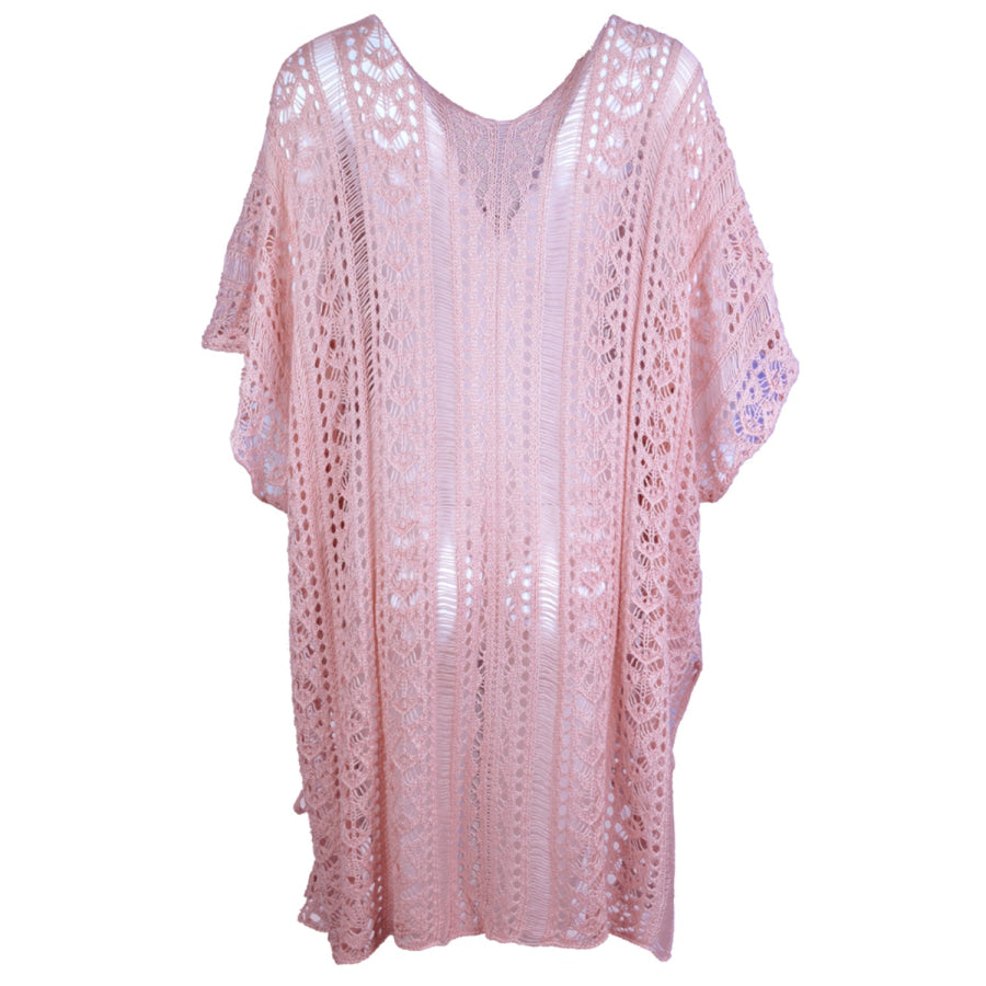 Cutout V - Neck Cover - Up with Tassel Apparel and Accessories
