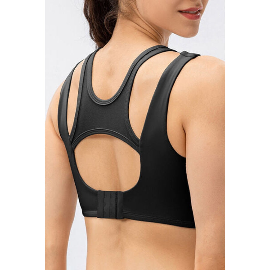 Cutout Wide Strap Active Tank Clothing