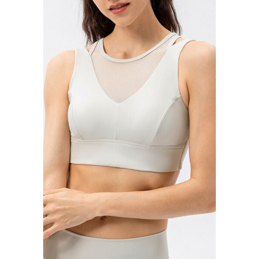 Cutout Wide Strap Active Tank White / XS Clothing