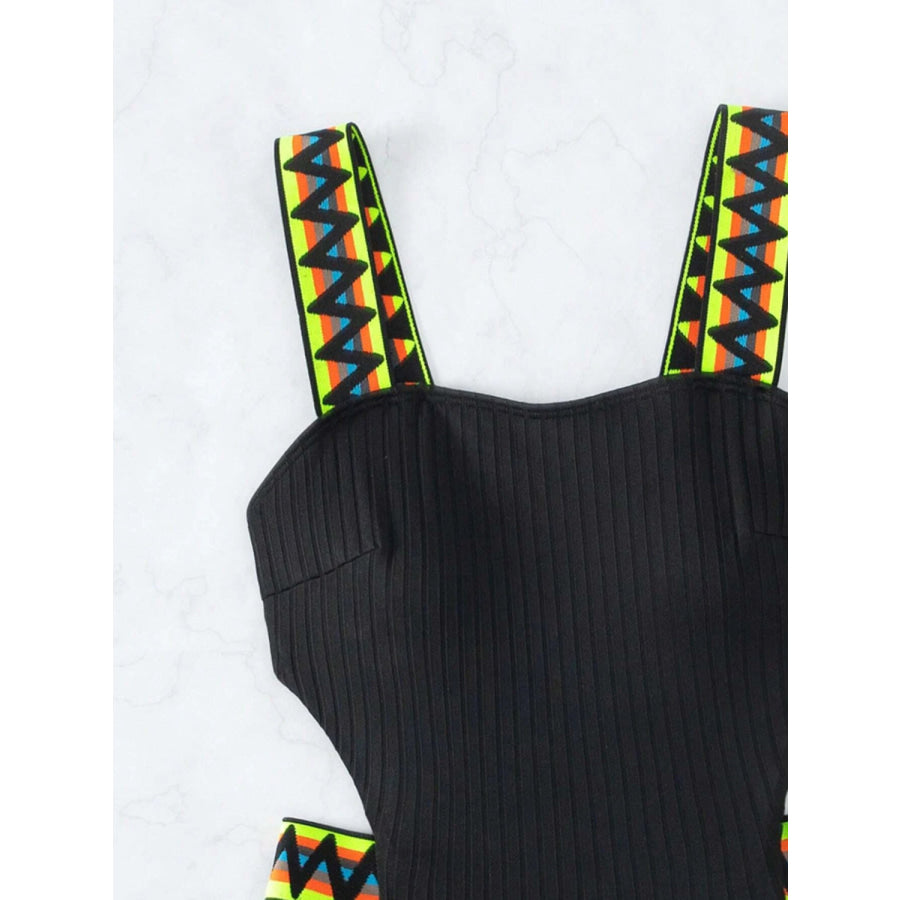 Cutout Wide Strap One - Piece Swimwear Apparel and Accessories