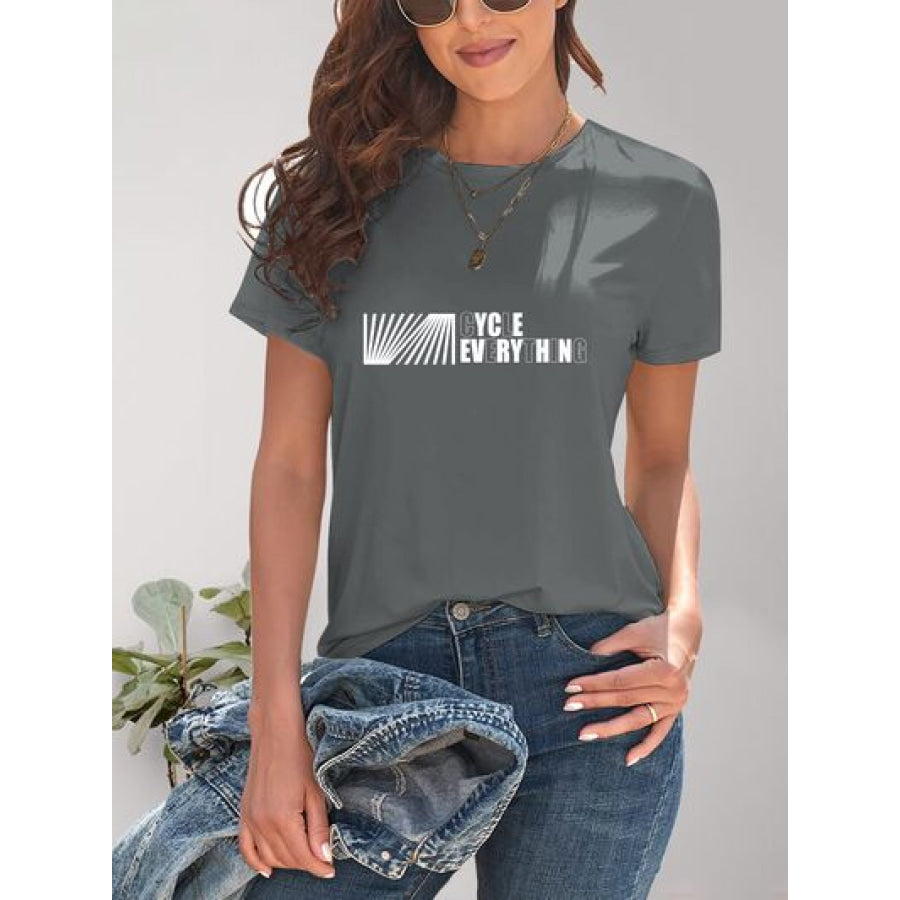 CYCLE EVERYTHING Round Neck T - Shirt Apparel and Accessories