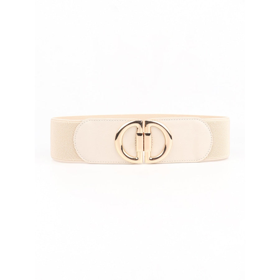 D Buckle Elastic Belt Cream / One Size