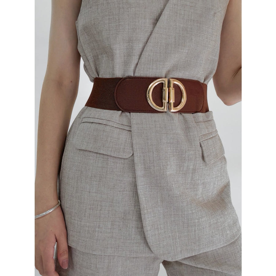 D Buckle Elastic Belt