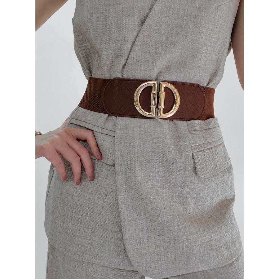 D Buckle Elastic Belt