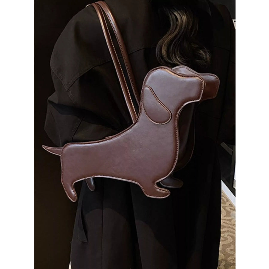 Dachshund Shaped Shoulder Bag Apparel and Accessories