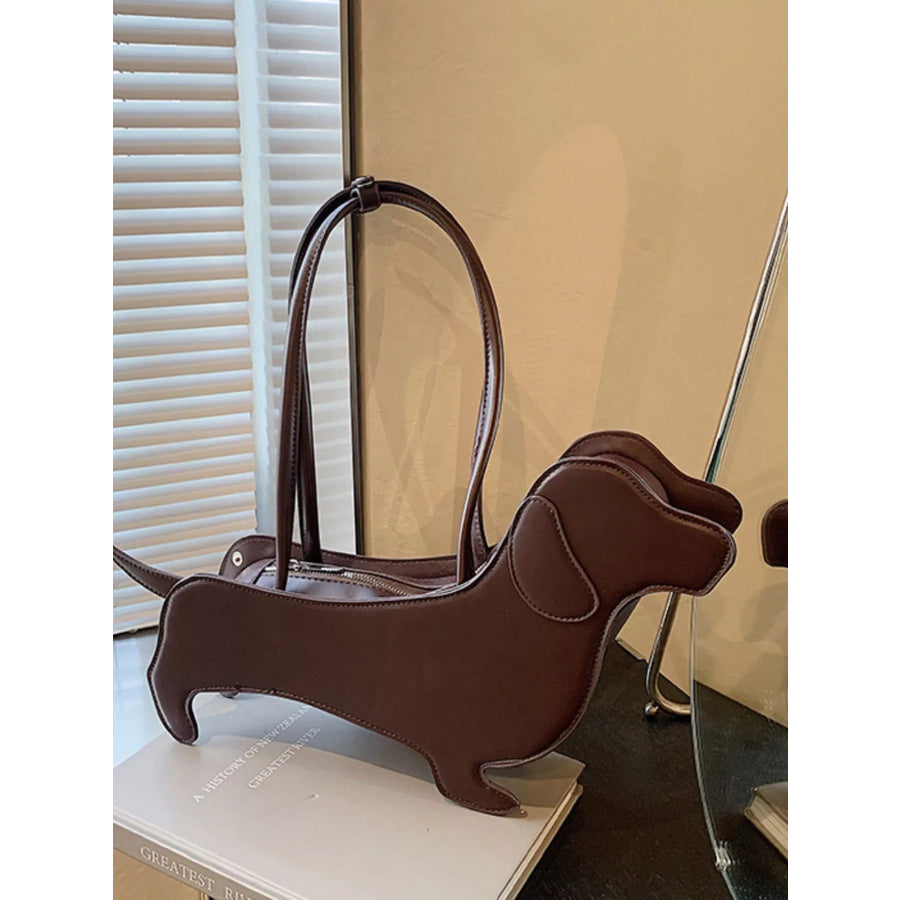 Dachshund Shaped Shoulder Bag Apparel and Accessories