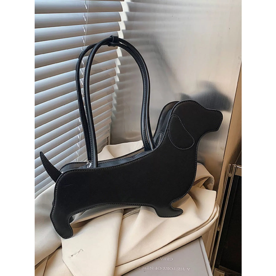 Dachshund Shaped Shoulder Bag Apparel and Accessories