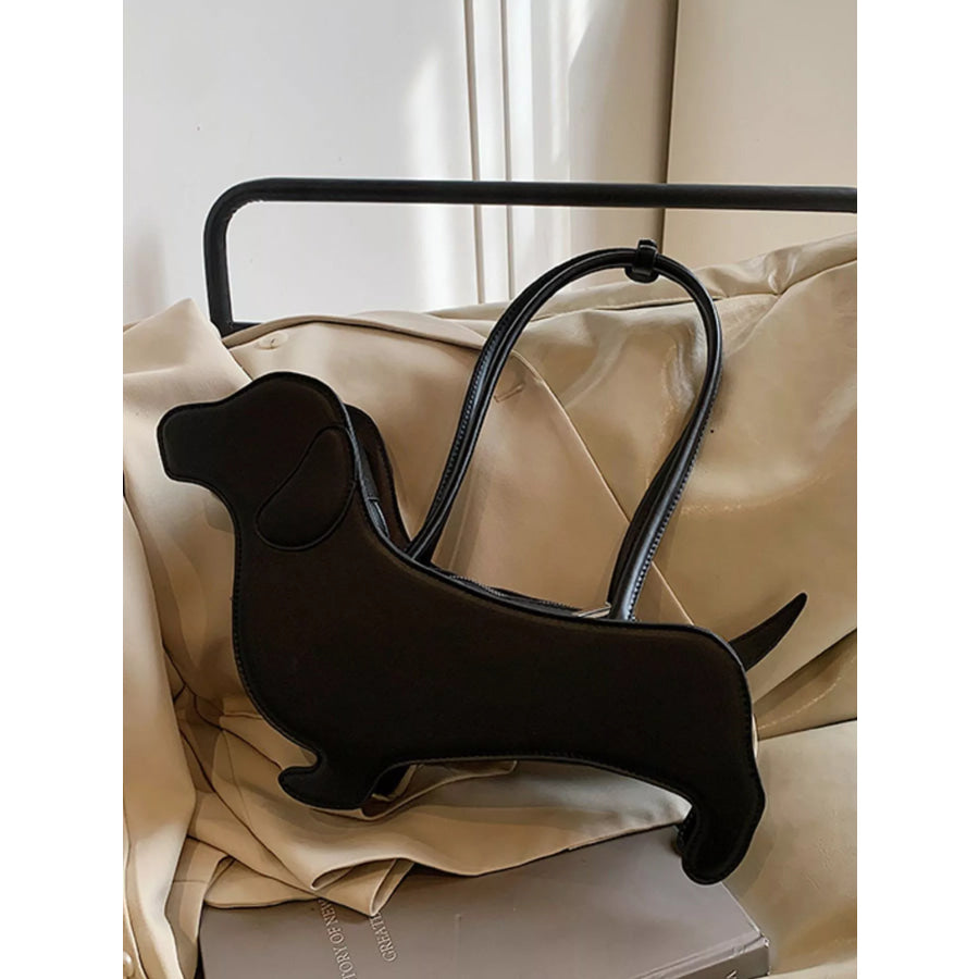 Dachshund Shaped Shoulder Bag Apparel and Accessories