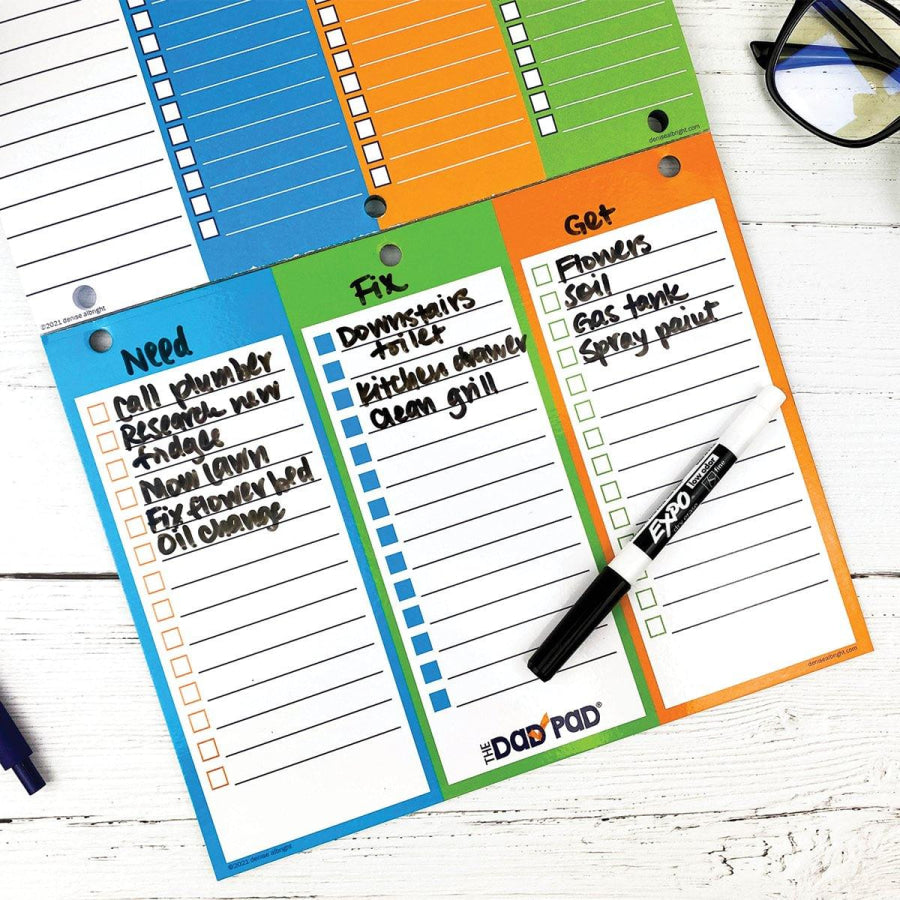 Dad Pad® Weekly Planner Pad Pads