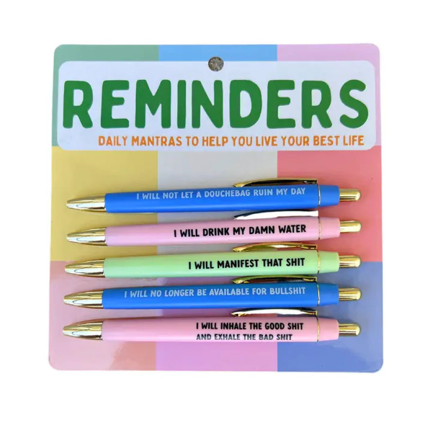 Daily Reminders Pen Set Pen Set