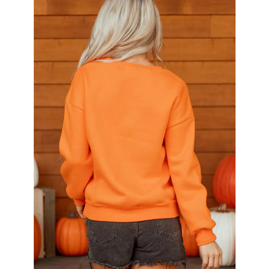 Dancing Critters Sequin Halloween Crewneck Sweatshirt Apparel and Accessories