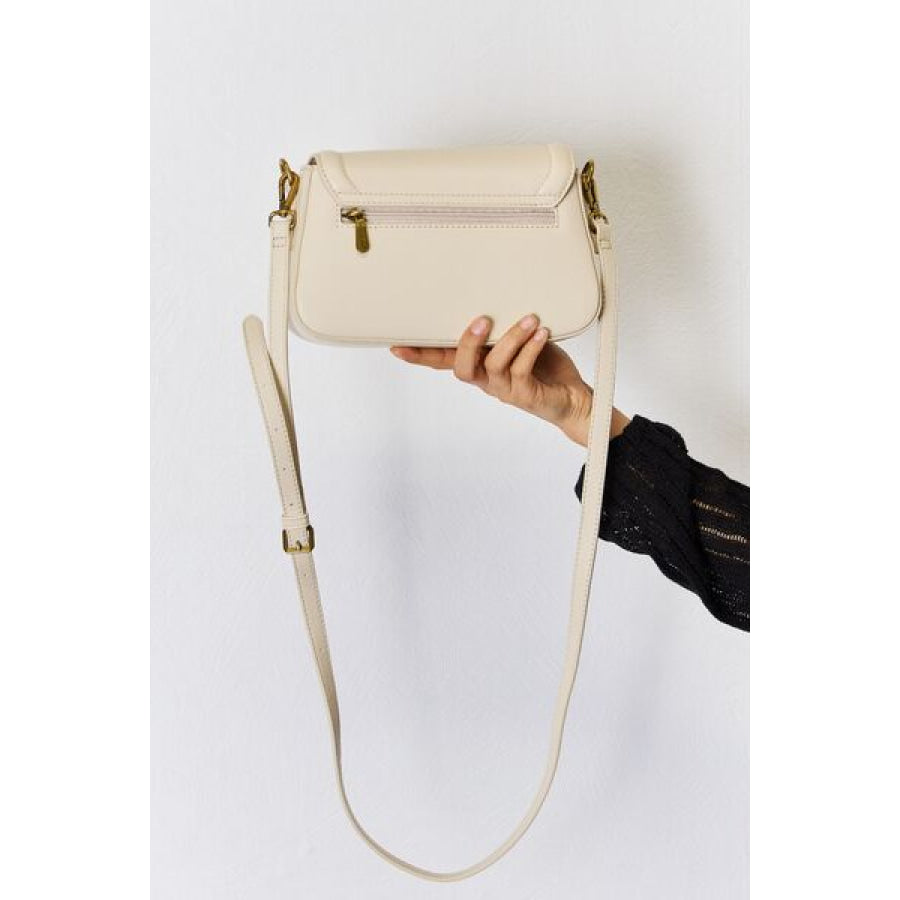 David Jones PU Leather Crossbody Bag Apparel and Accessories