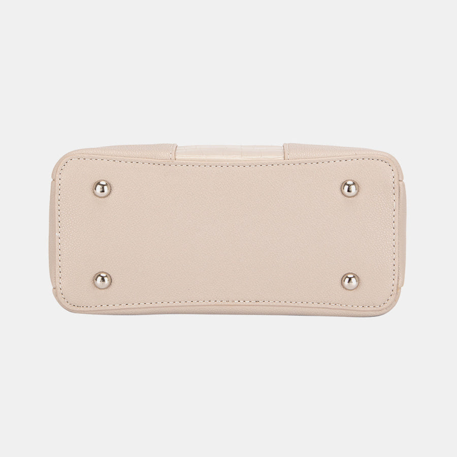 David Jones PU Leather Crossbody Bag Apparel and Accessories